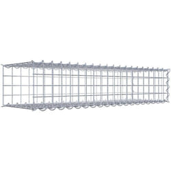 Gabiona - Gabiondeco - Gabion - Element de prolongation en longueur 100 cm x 20 cm x 30 cm (l x h x p). maille 5 x 5 cm. Spirale. Avert.: il manque