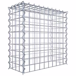Attention ! Le Gabion n'est pas complet. Il est destiné à l'extension en hauteur. Il manque un grillage au sol. Longueur : 50 ...