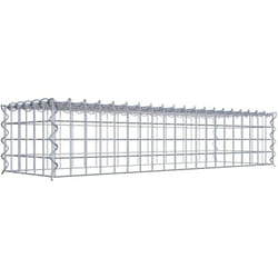 Gabiona - Gabiondeco - Gabion - Element de prolongation en hauteur 100 cm x 20 cm x 30 cm (l x h x p). maille 5 x 5 cm. Spirale. Attention : il