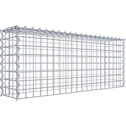 Gabiona - Gabiondeco - Gabion - Element de prolongation en hauteur 100 cm x 40 cm x 20 cm (l x h x p). maille 5 x 5 cm. Spirale. Attention : il