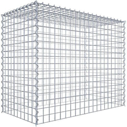 Gabiona - Gabiondeco - Gabion - Element de prolongation en hauteur 100 cm x 80 cm x 50 cm (l x h x p). maille 5 x 5 cm. Spirale. Attention : il