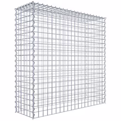Attention ! Le Gabion n'est pas complet. Il est destiné à l'extension en hauteur. Il manque un grillage au sol. Longueur : 10 ...