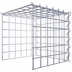 Attention ! Le Gabion n'est pas complet. Il sert à l'extension en hauteur et en longueur. Il manque un grillage au sol et un ...