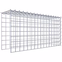 Attention ! Le Gabion n'est pas complet. Il sert à l'extension en hauteur et en longueur. Il manque un grillage au sol et un ...