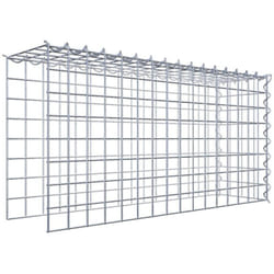 Gabiona - Gabiondeco - Gabion - Element de prolongation en hauteur et en longueur 80 cm x 40 cm x 20 cm (l x h x p). maille 5 x 5 cm. Spirale.