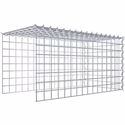 Attention ! Le Gabion n'est pas complet. Il sert à l'extension en hauteur et en longueur. Il manque un grillage au sol et un  ...