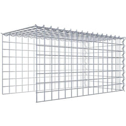 Gabiona - Gabiondeco - Gabion - Element de prolongation en hauteur et en longueur 80 cm x 40 cm x 40 cm (l x h x p). maille 5 x 5 cm. Spirale.