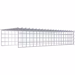 Attention ! Le Gabion n'est pas complet. Il sert à l'extension en hauteur et en longueur. Il manque un grillage au sol et un ...