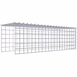 Attention ! Le Gabion n'est pas complet. Il sert à l'extension en hauteur et en longueur. Il manque un grillage au sol et un ...