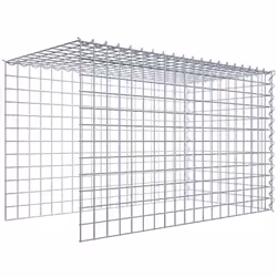 Attention ! Le Gabion n'est pas complet. Il sert à l'extension en hauteur et en longueur. Il manque un grillage au sol et un  ...