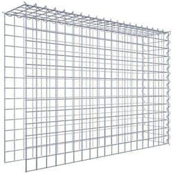 Gabiona - Gabiondeco - Gabion - Element de prolongation en hauteur et en longueur 100 cm x 70 cm x 20 cm (l x h x p). maille 5 x 5 cm. Spirale.