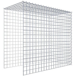 Gabiona - Gabiondeco - Gabion - Element de prolongation en hauteur et en longueur 100 cm x 90 cm x 50 cm (l x h x p). maille 5 x 5 cm. Spirale.