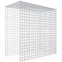 Gabiona - Gabiondeco - Gabion - Element de prolongation en hauteur et en longueur 100 cm x 100 cm x 50 cm (l x h x p). maille 5 x 5 cm. Spirale.