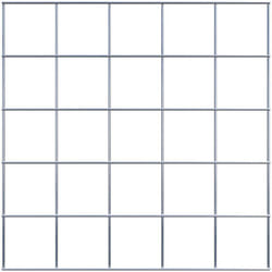 Gabiona - Grille de Gabion à l'unité - Dimensions: 50 cm x 50 cm - mailles 10 x 10 cm - Made in Germany - GabionDeco