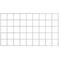 Gabiona - Grille de Gabion à l'unité - Dimensions: 90 cm x 50 cm - mailles de 10 x 10 cm - Made in Germany