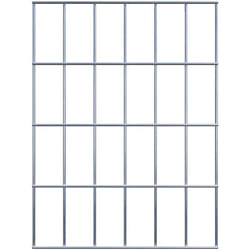 Gabiona - Grille de Gabion à l'unité - Dimensions: 30 cm x 40 cm - mailles de 5 x 10 cm - Made in Germany