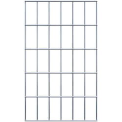 Gabiona - Grille de Gabion à l'unité - Dimensions: 30 cm x 50 cm - mailles de 5 x 10 cm - Made in Germany