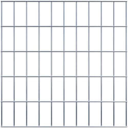 Gabiona - Grille de Gabion à l'unité - Dimensions: 50 cm x 50 cm - mailles de 5 x 10 cm - Made in Germany