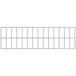 Gabiona - Grille de Gabion à l'unité - Dimensions: 70 cm x 20 cm - mailles de 5 x 10 cm - Made in Germany