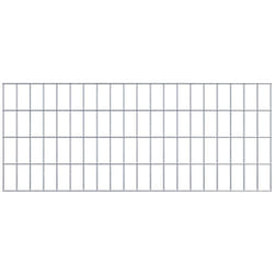 Gabiona - Grille de Gabion à l'unité - Dimensions: 100 cm x 40 cm - mailles de 5 x 10 cm - Made in Germany