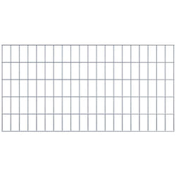 Gabiona - Grille de Gabion à l'unité - Dimensions: 100 cm x 50 cm - mailles de 5 x 10 cm - Made in Germany