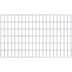Gabiona - Grille de Gabion à l'unité - Dimensions: 100 cm x 60 cm - mailles de 5 x 10 cm - Made in Germany