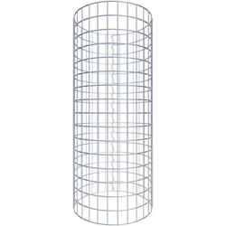 Gabiona - Gabiondeco - Colonne de Gabion ronde. diamètre 47 cm. maille 5 x 5 cm - Hauteur : 80 cm - Made in Germany