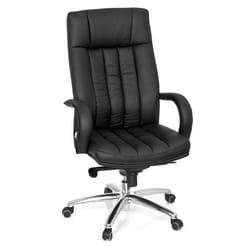 Siège pivotant XXL - hjh OFFICE - XXL G 300 - Noir - similicuir