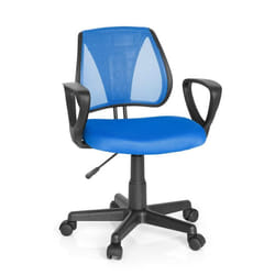 Chaise pivotante pour des enfants - hjh OFFICE - KIDDY CD - Bleu - Tissu / Tissu maille