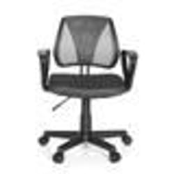 Chaise pivotante pour des enfants - hjh OFFICE - KIDDY CD - Gris - Tissu