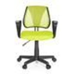 Chaise pivotante pour des enfants - hjh OFFICE - KIDDY CD - Vert - Tissu