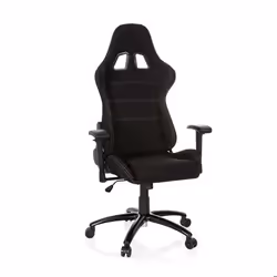 Chaise gaming / fauteuil gamer GAME FORCE tissu noir hjh OFFICE