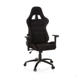 Chaise gaming / fauteuil gamer GAME FORCE tissu noir hjh OFFICE