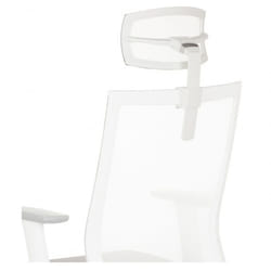 Appuie-tête - hjh OFFICE - KS ASPEN - Blanc - Plastique