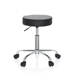 Tabouret OPERATOR II Simili Cuir Noir