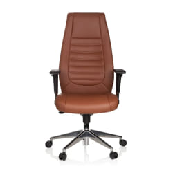 HJH OFFICE Chaise de bureau VITORO - Marron