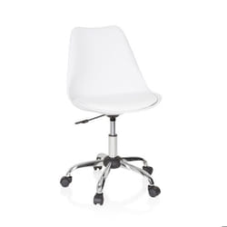Chaise de bureau / pivotante FANCY PRO blanc hjh OFFICE