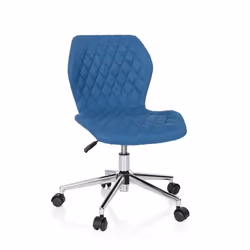 Chaise de bureau / chaise denfant pour enfants JOY II tissu bleu hjh OFFICE