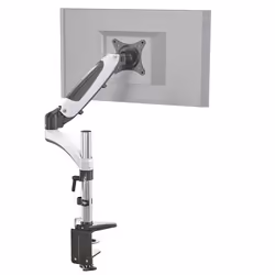 Fixation pour écran - hjh OFFICE - VM-MG1 - Blanc/Noir - Aluminium