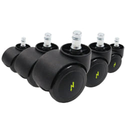 HJH Office Roulettes pour surfaces dures ROLO ESD 10mm 50mm
