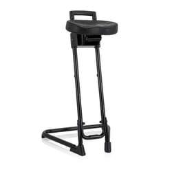Siège assis-debout - hjh OFFICE - TOP WORK 32 - Noir - Plastique