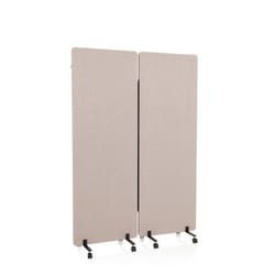 Cloison de séparation - hjh OFFICE - FLEXMIUT - Taupe - 100% PET + Polyester