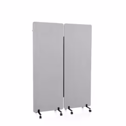 Cloison de séparation - hjh OFFICE - FLEXMIUT - Gris Clair - 100% PET + Polyester