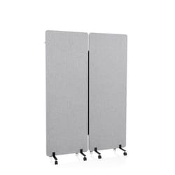 Cloison de séparation - hjh OFFICE - FLEXMIUT - Gris Clair - 100% PET + Polyester