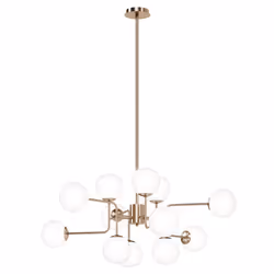 Maytoni MOD221-PL-12-G éclairage de plafond Blanc E14