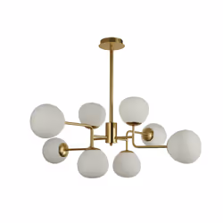 Maytoni MOD221-PL-08-G éclairage de plafond Blanc E14