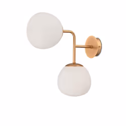 Maytoni MOD221-WL-02-G, 2 ampoule(s), E14, IP20, Blanc