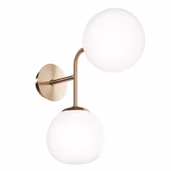 Maytoni MOD221-WL-02-G éclairage mural Blanc Adapté à une utilisation à l'intérieur Adapté à une utilisation extérieure E14 40 W