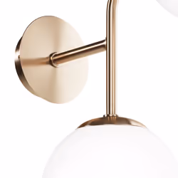 Maytoni MOD221-WL-02-G éclairage mural Blanc Adapté à une utilisation à l'intérieur Adapté à une utilisation extérieure E14 40 W