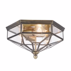 Maytoni H356-CL-03-BZ, 3 ampoule(s), E27, IP43, Transparent